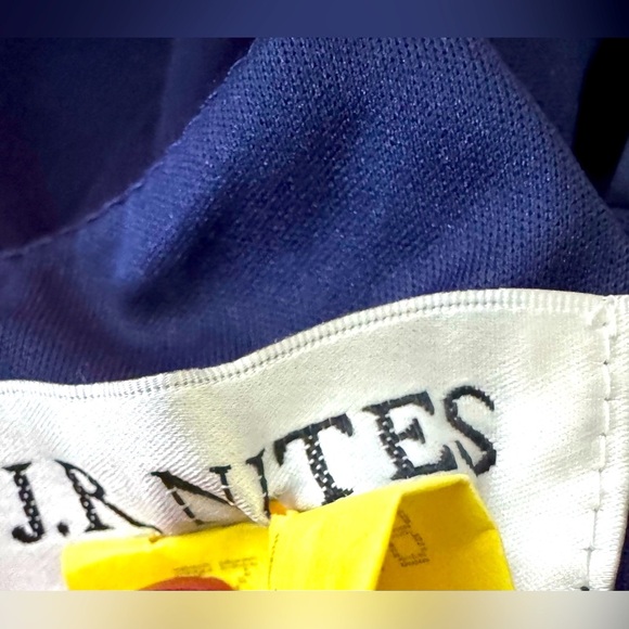 Rare Vintage JR Nites Dress -Navy Blue Ruffles, Size 14 - Excellent Condition - Picture 9 of 13